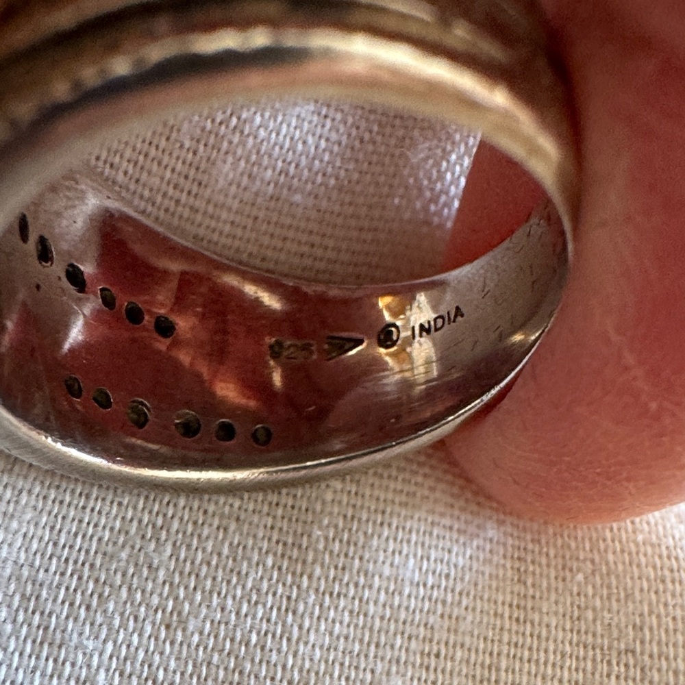 Silpada Silver Multi-Band Ring with Crystal Accents - Picture 4 of 4